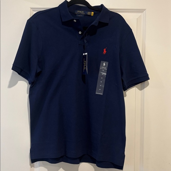 Polo by Ralph Lauren Men's Classic Navy Polo Shirt - Picture 8 of 8
